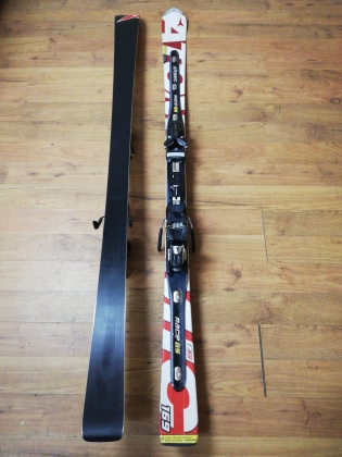 Atomic Race GS double deck, woodcorr titanium, sidecut 113,5-70-97, R-17,2